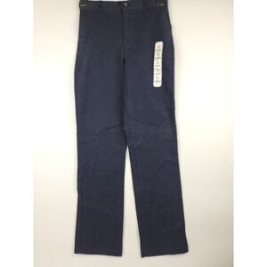 The Childrens Place Navy Blue Straight Stretch Twill Pants Size 12 Kids7